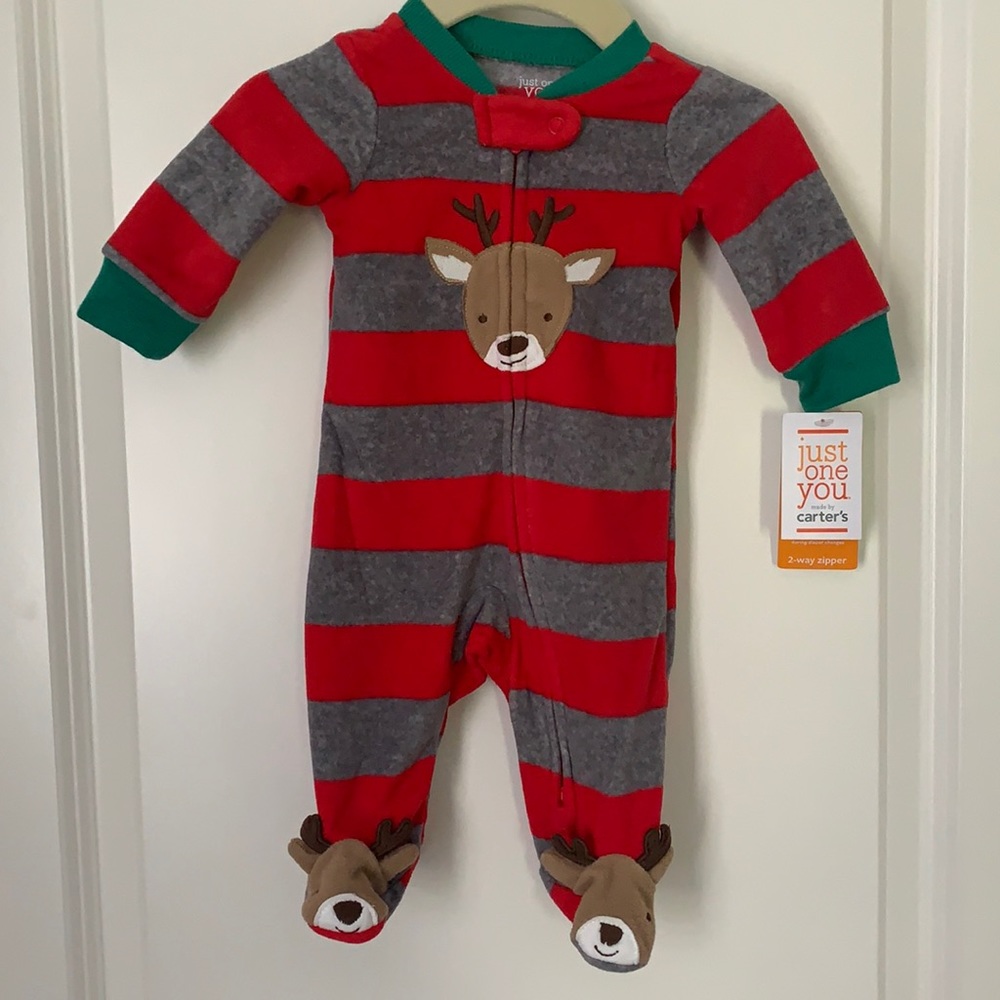 Carter’s | (NB) Reindeer Fleece Onesie